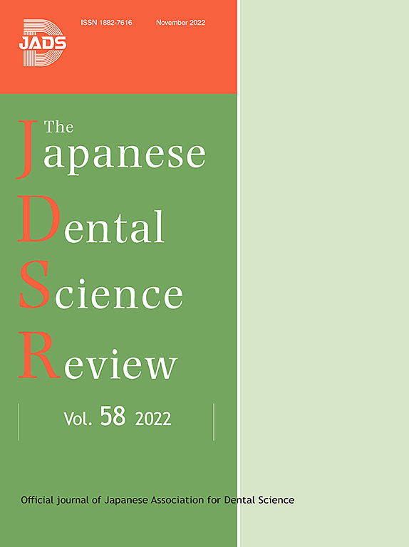 Go to journal home page - Japanese Dental Science Review